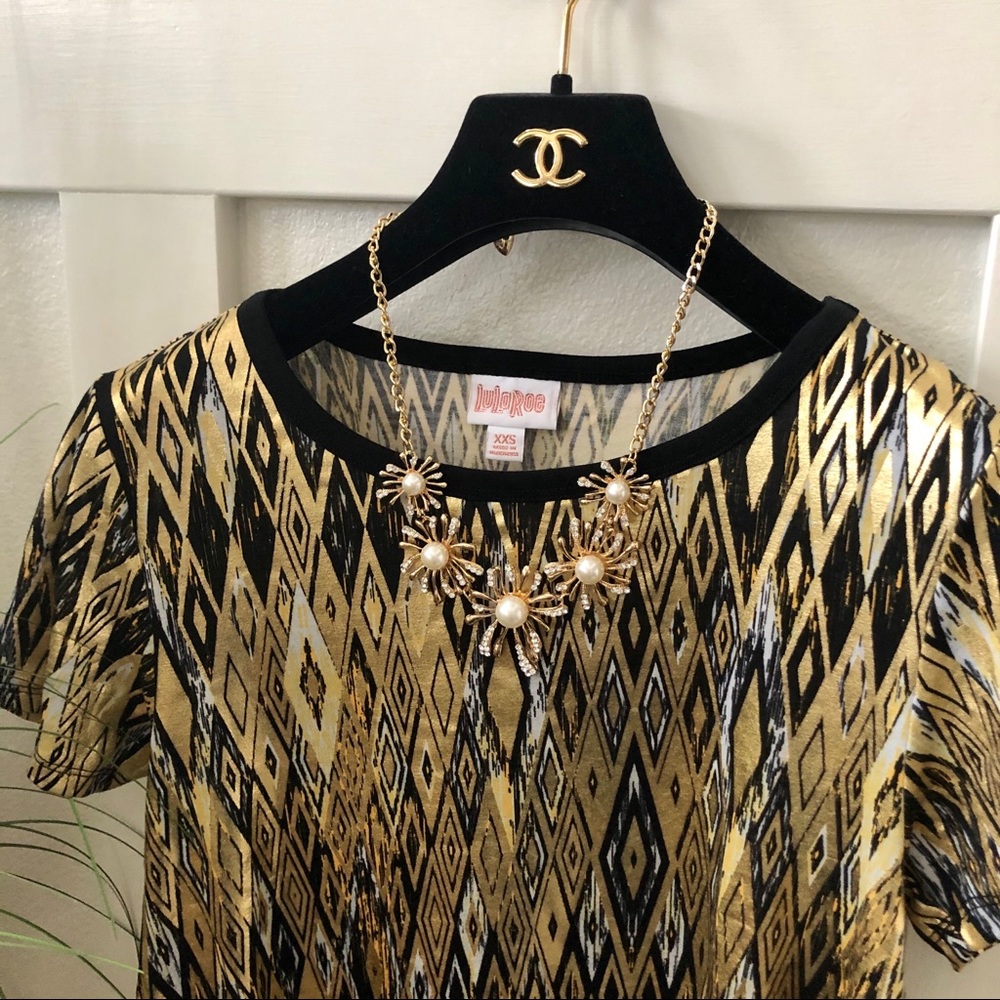 NWT - LuLaRoe Elegant Collection Carly Dress -XXS